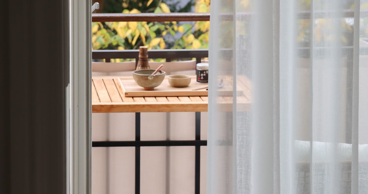 Altanen hjemme hos Sunny og Lili, som står bag Instagramprofilen, Copenhagen Japandi